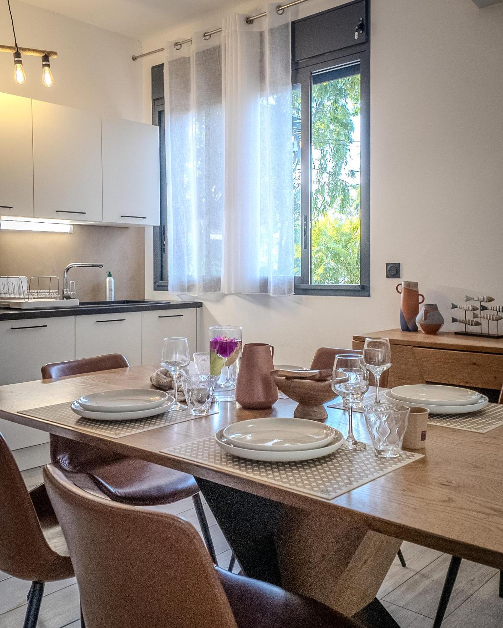 Les 3 Sables, Capucin Apartment L'Etang-Sale Luaran gambar